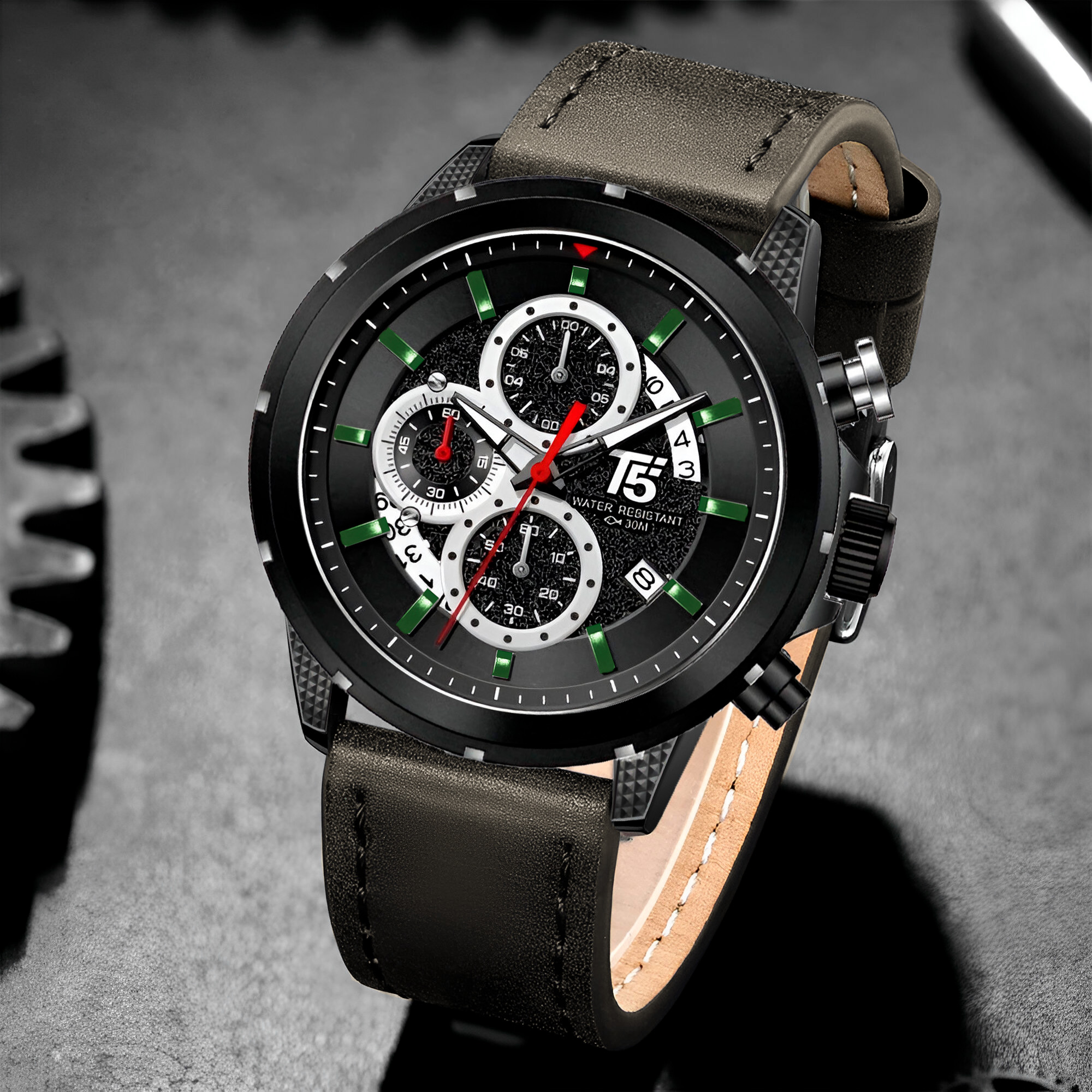 Reloj Gforce H3844g Cronografo Funciona